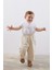 Çift İğne Şalvar Bebek Pantolon Krem 1