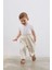 Çift İğne Şalvar Bebek Pantolon Krem 5