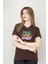 Kadın Please Love Yourself Baskılı V Yakalı T-Shirt 5