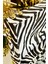 Arter Home Dekoratif Gold Detaylı Zebra Deri Tepsi 3