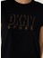 Jeans Bisiklet Yaka Düz Siyah Kadın T-Shirt DP2T9147 4