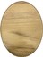 Ahşap Oval Elips Sepet Tepsi Tabanı 40X30 cm Ceviz Çift Yüz 3 mm Mdf 1