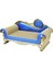 Kedi Scratcher Nest Yatak Pet Sofa Kedi Oynamak Için Halılar ve Kanepeler 70CMX28CMX31CM Mavi (Yurt Dışından) 1