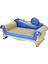 Kedi Scratcher Nest Yatak Pet Sofa Kedi Oynamak Için Halılar ve Kanepeler 70CMX28CMX31CM Mavi (Yurt Dışından) 3