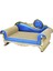 Kedi Scratcher Nest Yatak Pet Sofa Kedi Oynamak Için Halılar ve Kanepeler 70CMX28CMX31CM Mavi (Yurt Dışından) 5