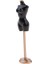 6x1/12 Ölçekli Bebek Evi Minyatür Manken Model Ekran Stand Dekor Siyah 6 Pcs (Yurt Dışından) 1
