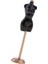 6x1/12 Ölçekli Bebek Evi Minyatür Manken Model Ekran Stand Dekor Siyah 6 Pcs (Yurt Dışından) 5
