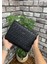 Nakış Desenli Siyah Clutch Çanta 2
