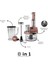 Mastermaid Prosteel Cam Mutfak Robotu Uzun Blender Ayaklı 6 Bıçaklı 2500 W Black Copper 4