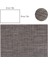 4'lü Yıkanabilir Bardak Altlığı Seti 45X30CM (Gri) (Yurt Dışından) 5
