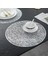4 x 38CM Yuvarlak Mutfak Servis Altlığı (Gümüş) (Yurt Dışından) 3