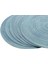 6'lı Dokuma Servis Altlığı Seti 38CM (Mavi) (Yurt Dışından) 4