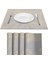 4'lü Pvc Bardak Altlığı Seti 44*29CM (Gri) (Yurt Dışından) 1