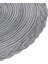 6'lı Dokuma Bardak Altlığı Seti 38CM (Koyu Gri) (Yurt Dışından) 5