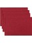 4x 33 x 48CM Koyu Kırmızı Bardak Altlığı (Yurt Dışından) 1