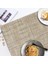 4'lü Yıkanabilir Bardak Altlığı Seti 45X30CM (Altın) (Yurt Dışından) 2