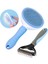 2 Parça Fırça + Kedi ve Köpek Tarağı Mavi (Yurt Dışından) 1