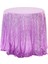 120CM Art Payet Yuvarlak Masa Örtüsü (Mor) (Yurt Dışından) 1