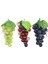 3 Yapay Üzüm Simülasyon Plastik Üzüm Torbası, 24 Üzüm/set (Siyah, Yeşil, Akik) (Yurt Dışından) 1