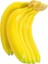 1 Adet, Yapay Yapay Sarı Muz Meyve Dükkanı Ekran Dekorasyon Of 3 Kafa Muz (Yurt Dışından) 2