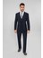 Slim Fit Dıagonel Yeleklı Takım Elbıse Lacivert 1