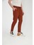 Erkek Regular Fit Fermuarlı ve Bağcıklı Rahat Jogger Pantolon 3