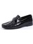 2596 Loafer Baskılı Siyah Rugan Ayakkabı 2