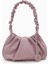 Lila Büzgülü Kol Çantası 1