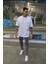 Erkek Oversize Beyaz T-Shirt 3