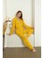 Tweety Desenli Uzun Kollu Düğmeli Kadın Pijama Takımı 1