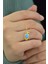 925 Ayar Gümüş Gold Kaplama Opal Baykuş Kolye 3