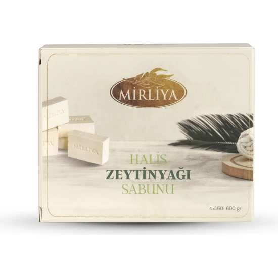 Mirliya Halis Zeytinyağı Sabunu 4'lü Paket ( 600gr )