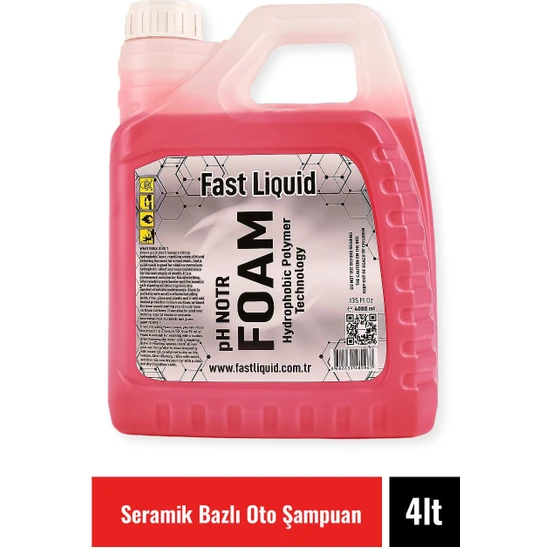 Fast Liquid Ph Notr Foam 4 Lt Seramik Bazlı Şampuan