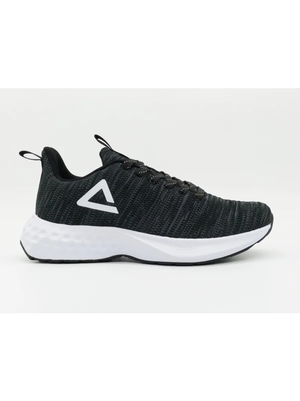 Peak Taichi Eggıı Unisex Siyah Beyaz Kaymaz Taban Ortopedik Nefes Alabilen Garantili Rahat Hafif Günlük Sneaker Yürüyüş Koşu Spor Ayakkabısı EW0217H