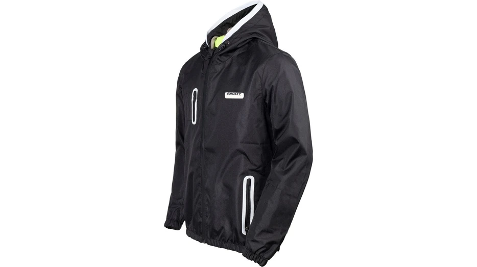 Resim Prosev Corta Vento Korualı Motosiklet Yağmurluk Siyah 