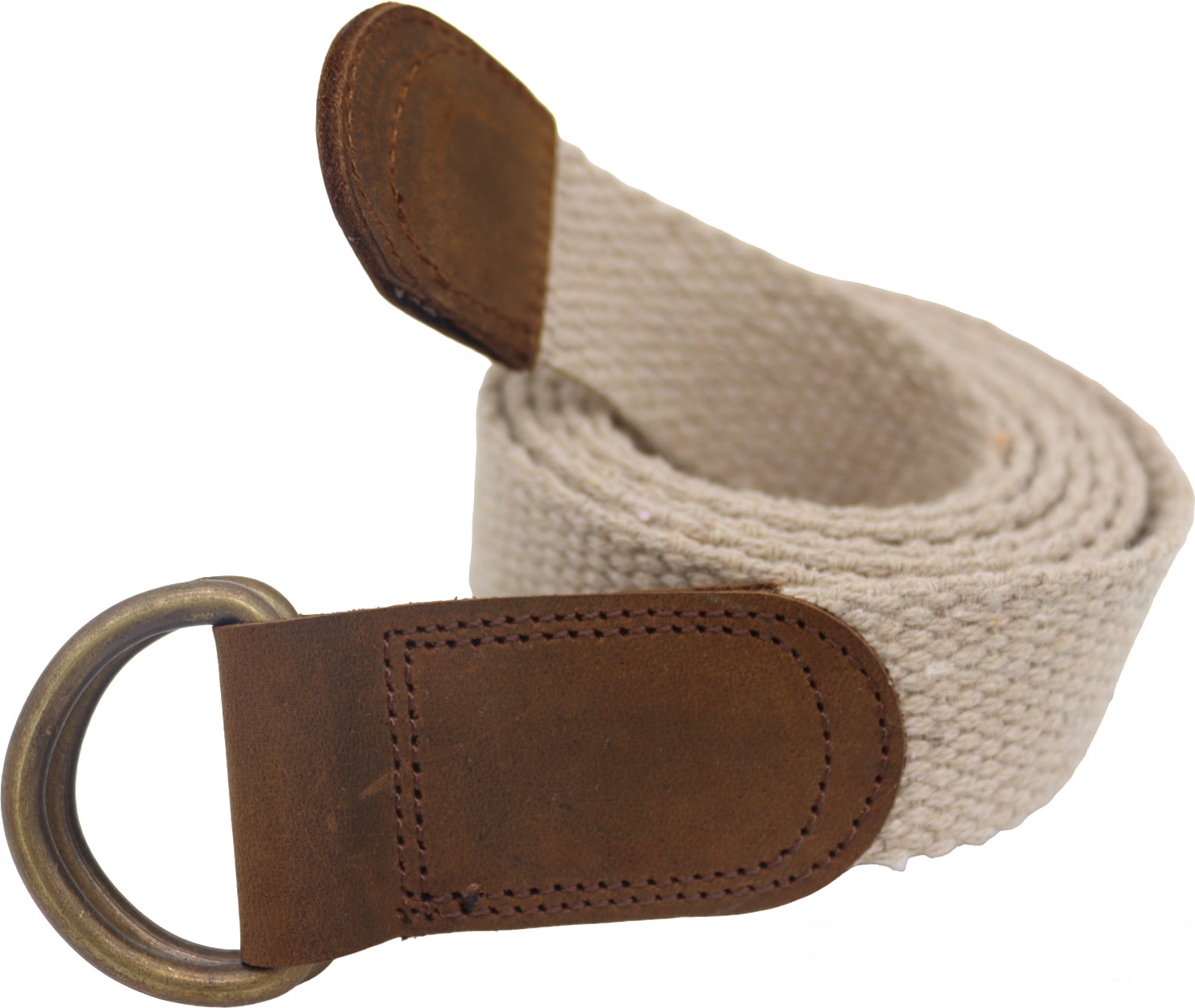 Anatolia Craft Derili 3cm Enli Bayan Kadın Kız Için 3'lü Yeşil Vizon Kahverengi D Halkalı Dokuma Kanvas Spor Kot Bez Kemer görsel 3