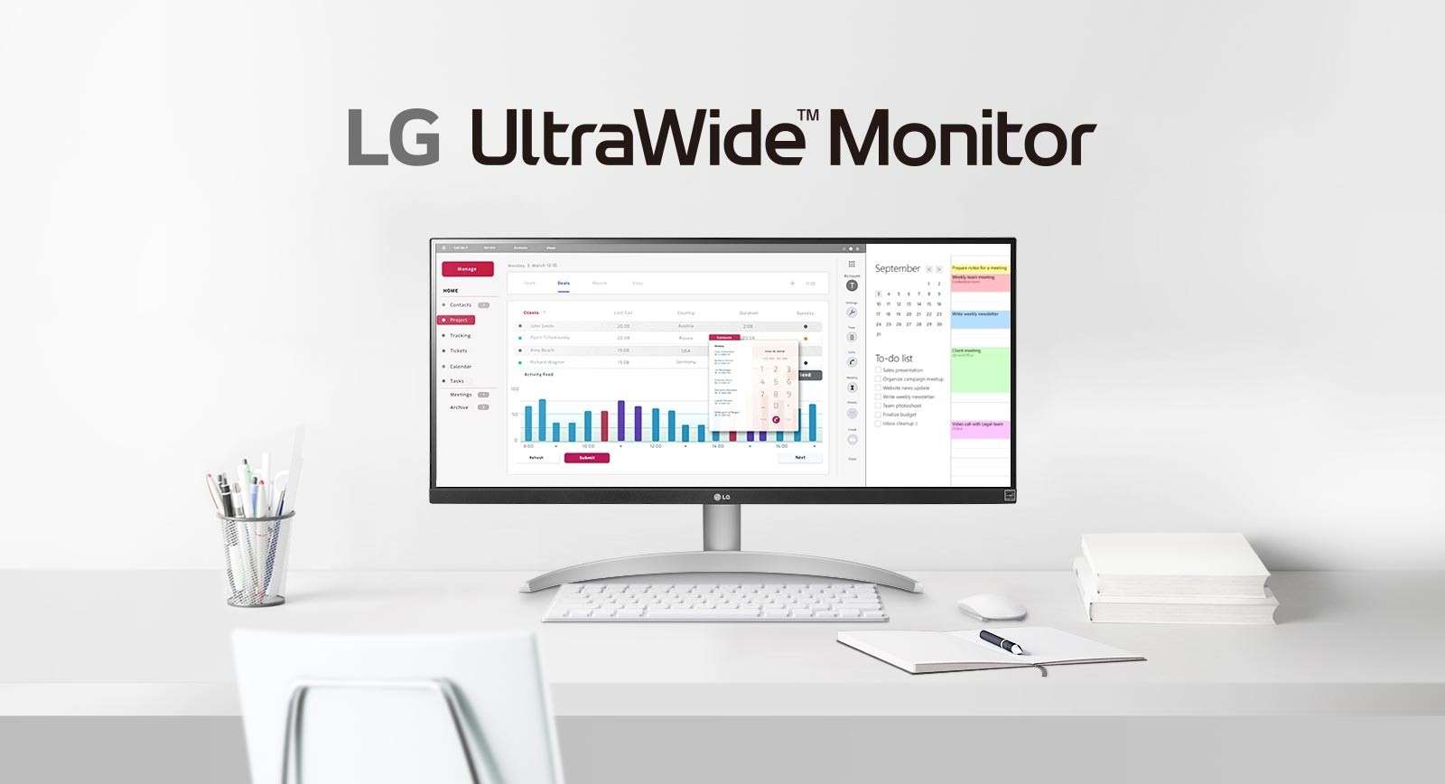 MONITOR LG 34WQ500-B, UltraWide 34 IPS, FHD, 100Hz, 5ms, AMD FreeSync