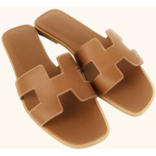 Passionis Hermes Slipper - Women Slipper - Hermes Terlik - Kadın Terlik - Hermes