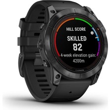 Garmin Fenix 7x Pro Solar Slate Gri - Siyah Kayış