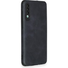 Samsung Galaxy A70 Kılıf Deri Tasarım Yeni Lüx Silikon