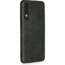 Samsung Galaxy A70 Kılıf Deri Tasarım Yeni Lüx Silikon