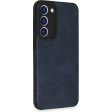 Samsung Galaxy S23 Plus Kılıf  Deri Tasarım Yeni Lüx Silikon
