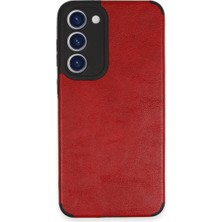 Samsung Galaxy S23 Plus Kılıf  Deri Tasarım Yeni Lüx Silikon
