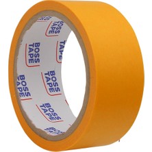 Boss Tape Washi Turuncu Renkli Bant Elle Yırtılır Hobi Boya Maskeleme Bandı