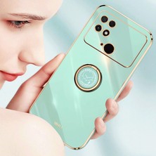 Lr Joyful Xiaomi Poco C40 4g Elektrokaplama Telefon Kılıfı, Kickstand ile Çarpışmaya Dayanıklı Tpu Kapağı (Yurt Dışından)