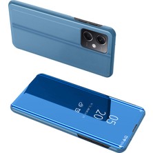 Lr Joyful Xiaomi Poco X5 Pro 5g / Redmi Note 12 Pro Speed ​​5g / Not 12 Pro 5g Pencere Pu Deri Telefon Kılıfı Elektrokaplatma Ayna Yüzey Stand Kapağı (Yurt Dışından)