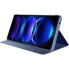 Lr Joyful Xiaomi Poco X5 Pro 5g / Redmi Note 12 Pro Speed ​​5g / Not 12 Pro 5g Pencere Pu Deri Telefon Kılıfı Elektrokaplatma Ayna Yüzey Stand Kapağı (Yurt Dışından)