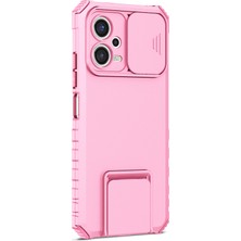 Lr Joyful Xiaomi Poco X5 5g Pc + Tpu Kickstand Telefon Kılıfı Slayt Kamera Kapağı (Yurt Dışından)