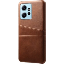 Lr Joyful Xiaomi Redmi Note 12 4g Telefon Kılıfı Çift Kart Yuvaları Bırak Koruma Pu Deri+Pc Kapak (Yurt Dışından)