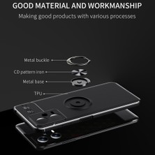 Lr Joyful Xiaomi Redmi Telefon Kılıfı Not 12 5g (Global) Anti-Drop Ring Tutucu Kickstand Tpu Koruyucu Kapak (Yurt Dışından)